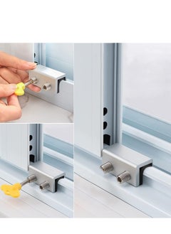 Oasisgalore 4 Pack Sliding Door Window Locks, Sliding Door Stopper Security Bar  - Image 3