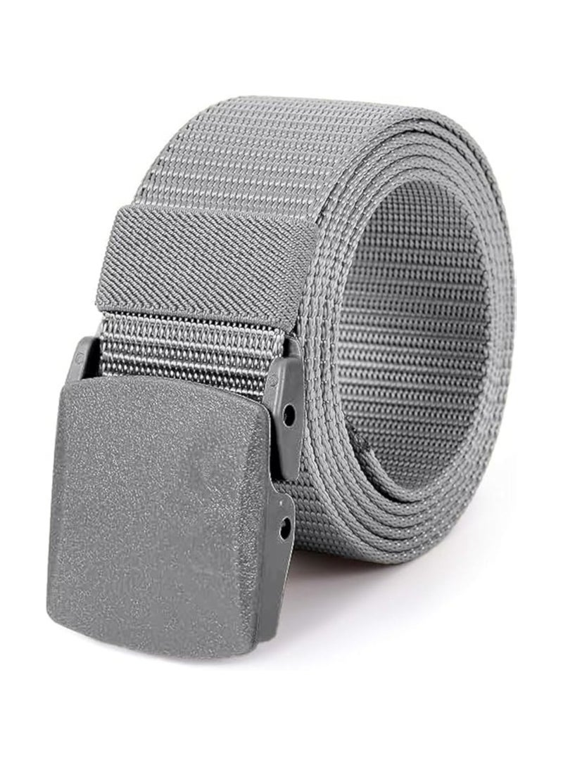 كلاسيك ميلانو حزام كلاسيك ميلانو الأمني للمطار بدون صفارة للرجال والنساء – قطن ونايلون مع إبزيم من الألياف غير معدني – معتمد من TSA، مثالي للسفر والجولف والاستخدام اليومي - Image 1