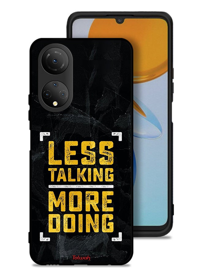 Tolwak Honor X7 Protective Case Cover Less Talking More Doing - Image 1