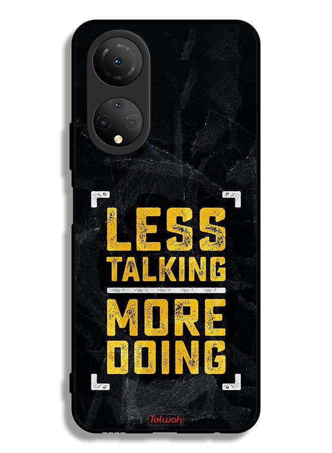 Tolwak Honor X7 Protective Case Cover Less Talking More Doing - Image 2