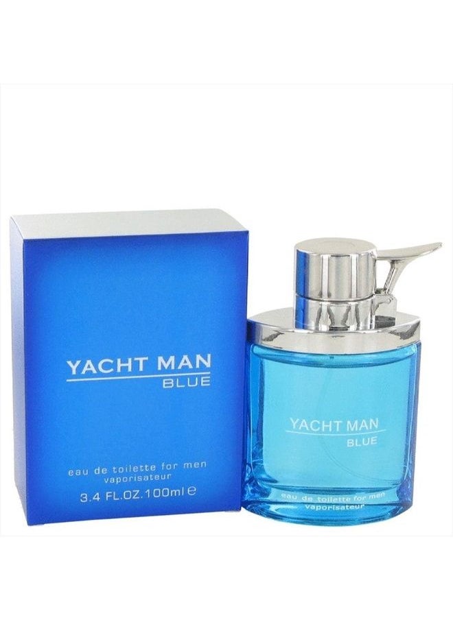 Myrurgia YACHT MAN BLUE 3.4 oz EDT Spray Mens New  - Image 1