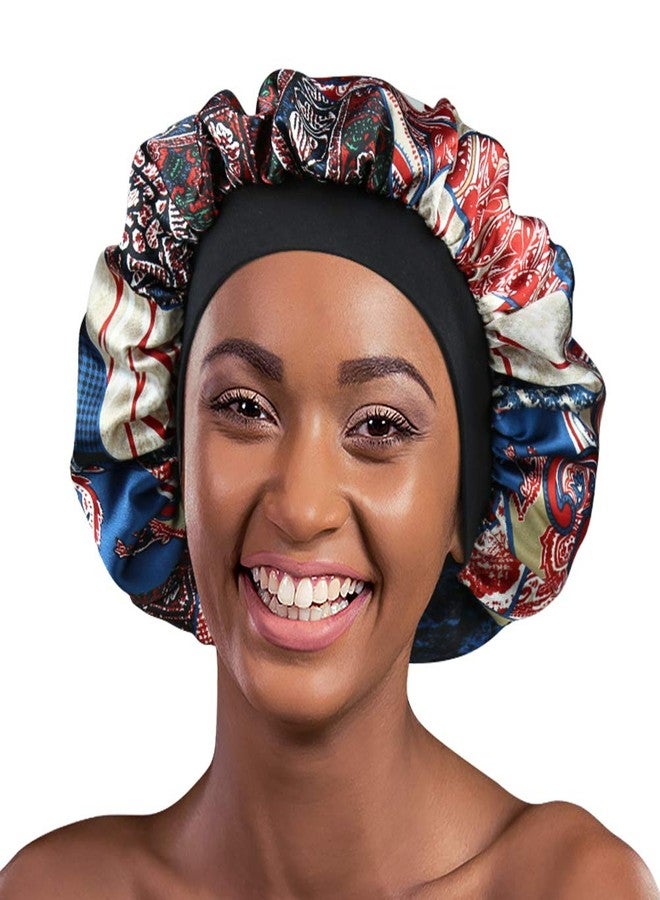 Alnorm Satin Night Cap Bonnet Hat for Makeup Super Soft Hair Band - Image 1