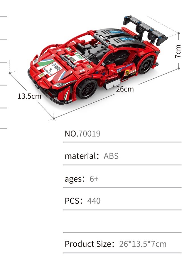 Generic 70019D Remote control car model Building Toy Set (440 Pieces) 6+ Years  - Image 4
