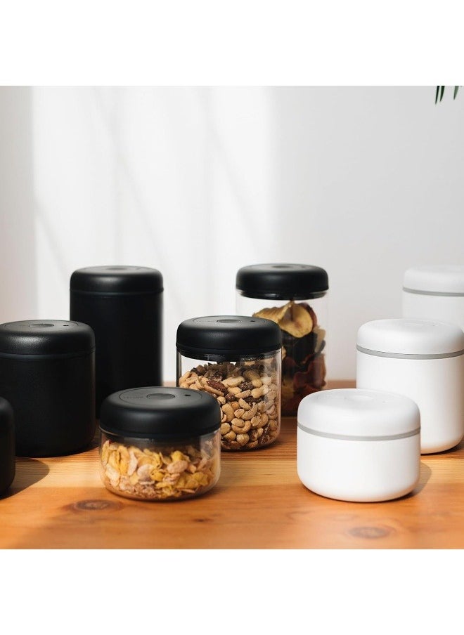 FELLOW - Atmos Vacuum Canister for Storing Coffee Beans, Airtight with Vacuum Pump in Lid, White - 0.7L - Image 1