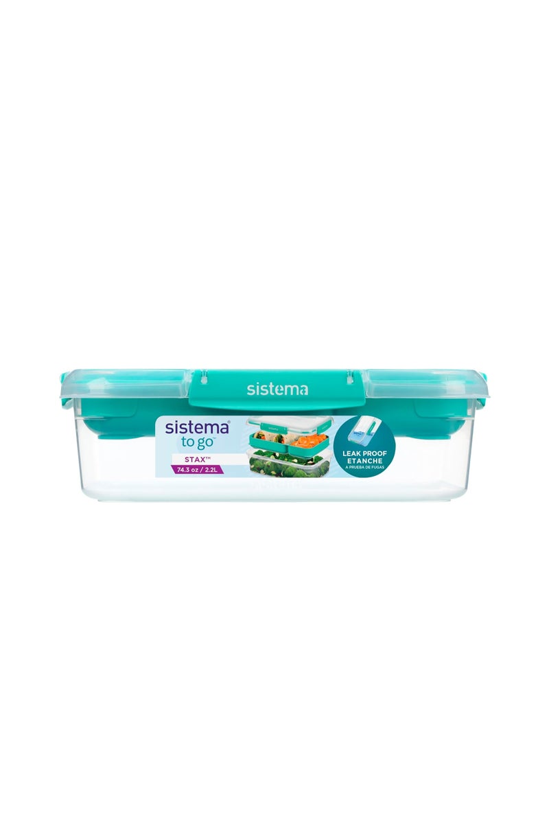 Sistema Rectangle Stax To Go lunch box 2.2 liters - No:281701 - Image 1