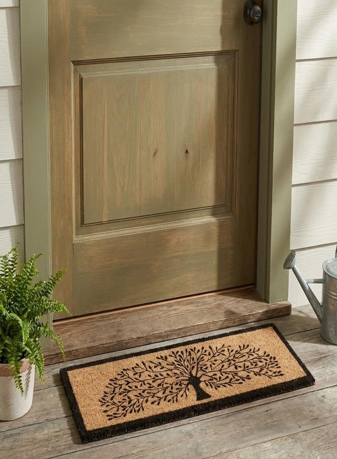 Abbott Collection Coir Tree of Life Balcony Mat w/Border - Image 2