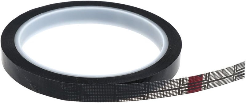 klarako شريط لاصق مضاد للكهرباء الساكنة من كلاراكو، شريط OPP مضاد للكهرباء الساكنة، مضاد للكهرباء الساكنة - أسود، 10 مم - Image 1