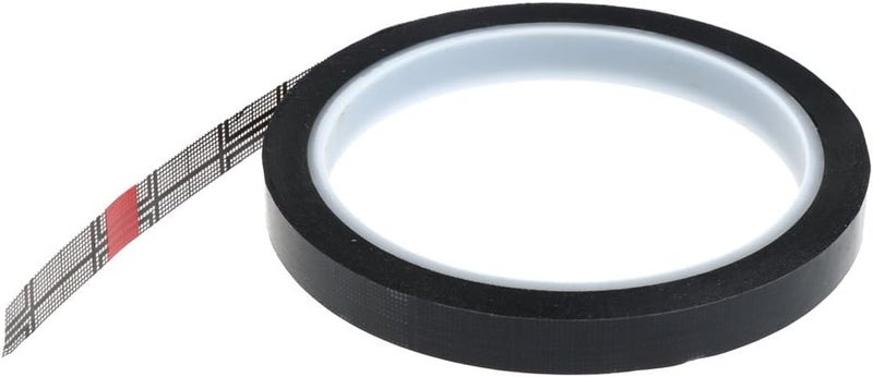 klarako شريط لاصق مضاد للكهرباء الساكنة من كلاراكو، شريط OPP مضاد للكهرباء الساكنة، مضاد للكهرباء الساكنة - أسود، 10 مم - Image 4