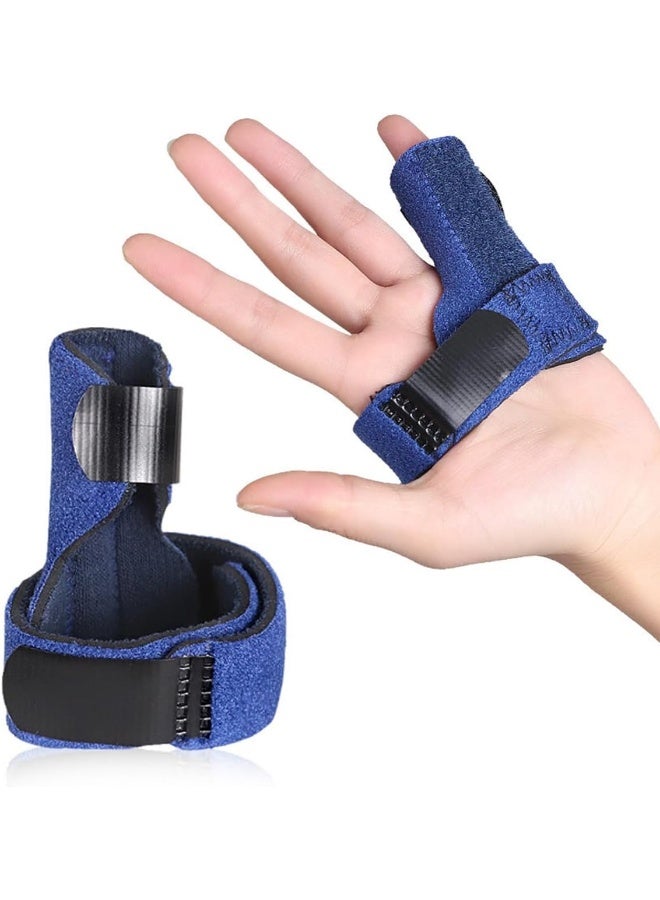ECVV ECVV Adjustable Finger Splint Trigger Finger Splint for Alleviating Finger Locking, Popping, Bending, Stiffness, Pain Relief, Left or Right Hand  - Image 1