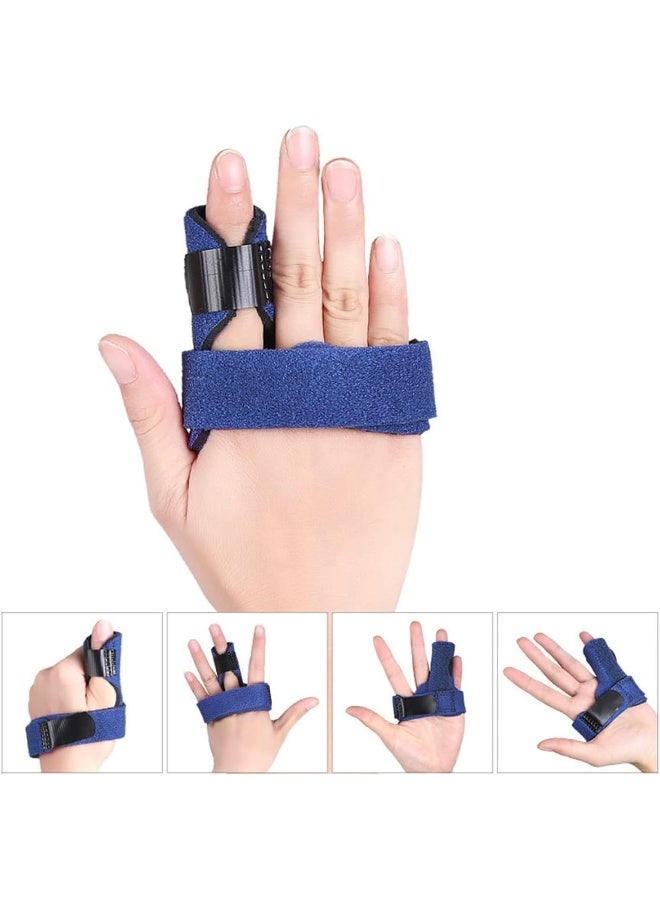 ECVV ECVV Adjustable Finger Splint Trigger Finger Splint for Alleviating Finger Locking, Popping, Bending, Stiffness, Pain Relief, Left or Right Hand  - Image 2