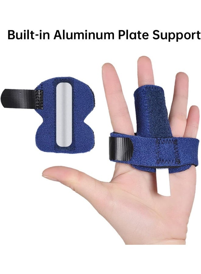 ECVV ECVV Adjustable Finger Splint Trigger Finger Splint for Alleviating Finger Locking, Popping, Bending, Stiffness, Pain Relief, Left or Right Hand  - Image 4