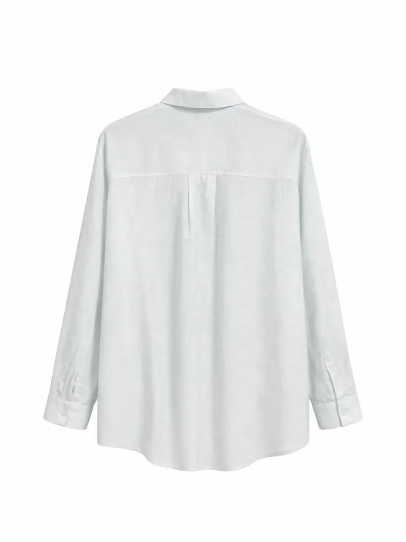 ميكسراي Mixray Oversized Button-Up Shirt