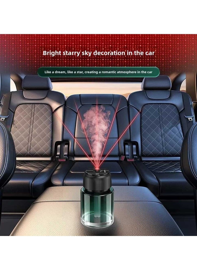 TIGER Smart Starry Projection Car Aroma Diffuser 160 ml Large Capacity Rechargeable Air Freshener USB Cool Mist Mini Portable Diffuser for Car Home Office Bedroom  - Image 3