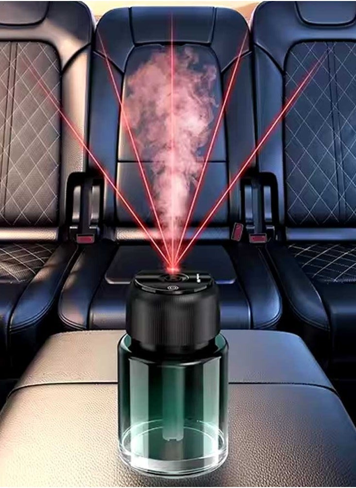 TIGER Smart Starry Projection Car Aroma Diffuser 160 ml Large Capacity Rechargeable Air Freshener USB Cool Mist Mini Portable Diffuser for Car Home Office Bedroom  - Image 1