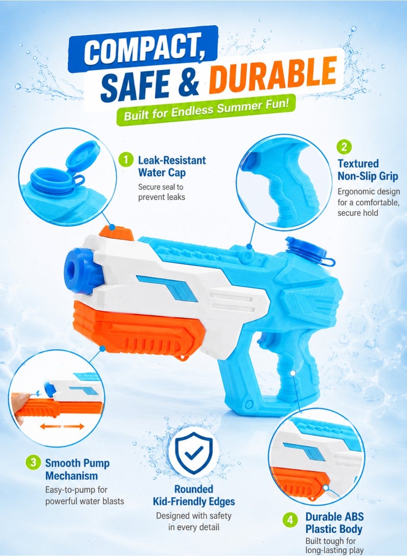 2Packs  Water Guns for Kids Boys Girls Adults Toys for Pool, Beach, Sand, Summer Party Fun-600CC - Image 4