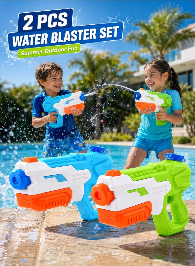 2Packs  Water Guns for Kids Boys Girls Adults Toys for Pool, Beach, Sand, Summer Party Fun-600CC - Image 1
