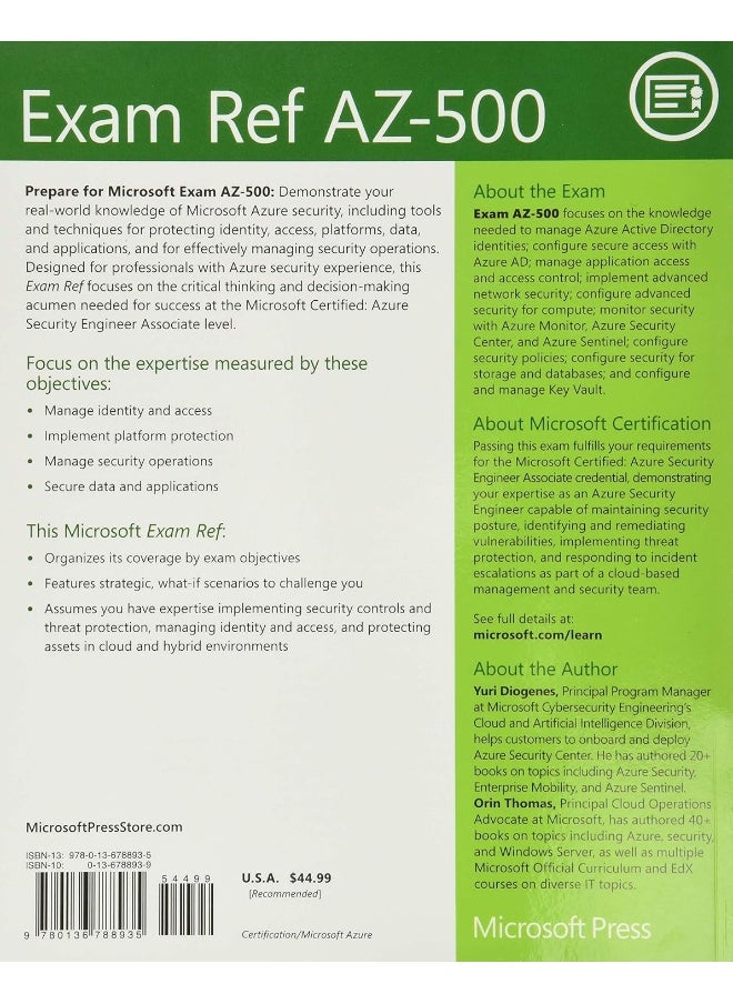 Exam Ref AZ-500 Microsoft Azure Security Technologies  - Image 2