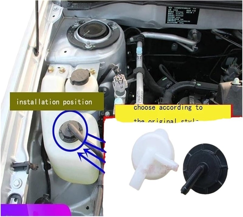 BYD F3 F3R G3 L3 Antifreeze Coolant Reservoir Tank Cap Cover Style A - Image 4