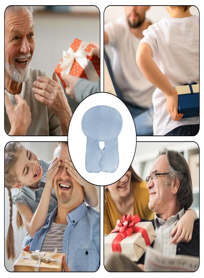 Linkidea Foldable Beard Trimming Cape, Non-Stick Shaving Bib for Men, Barber-Grade Grooming Cloak Hair Catcher, Travel & Bathroom Essentials, Dad Gifts (Grey) - Image 4