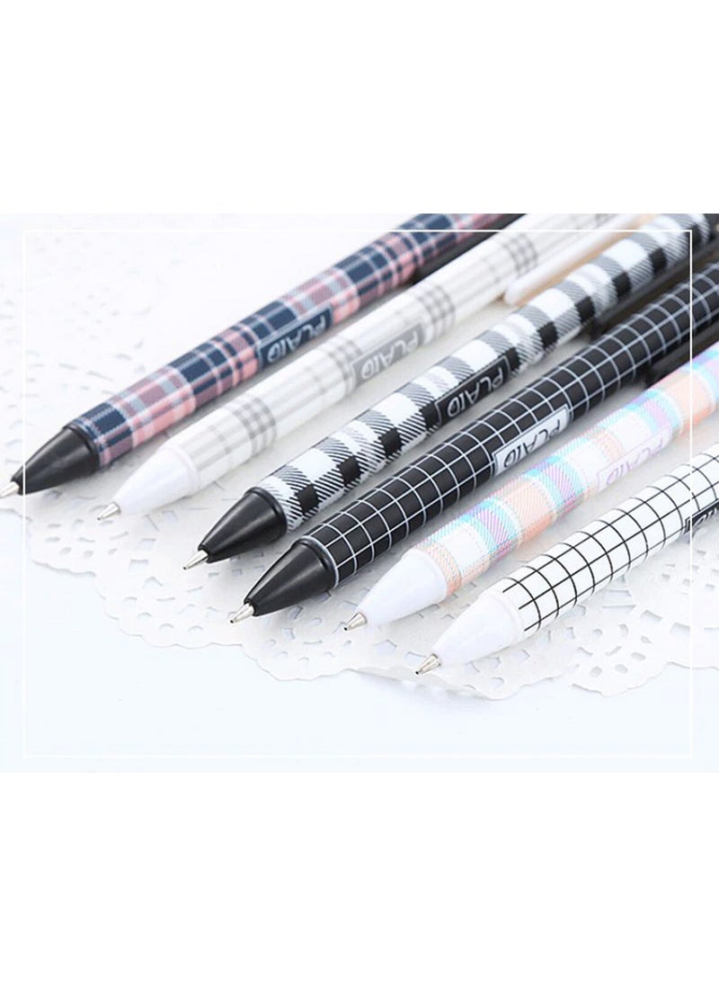 Vox Art - Anime Gel Pen Set of 6 - Burberry Pattern - Image 1