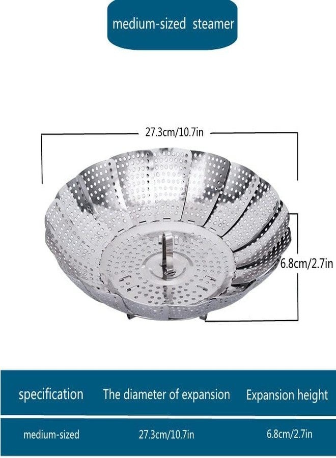 Cheet enterprise Cesta de vapor de acero inoxidable para verduras/Momos/verduras de patata - Image 4