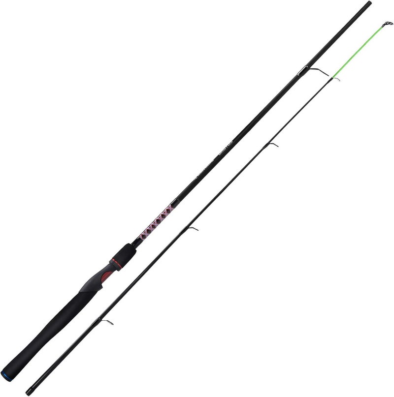 Kastking Brutus Spinning Rods & Casting Fishing Rods, Brute Tuff Composite Graphite & Glass Blanks, Stainless Steel Line Guides w/Zirconium Oxide Rings Tip Top, Chartreuse Strike Tip - Image 1