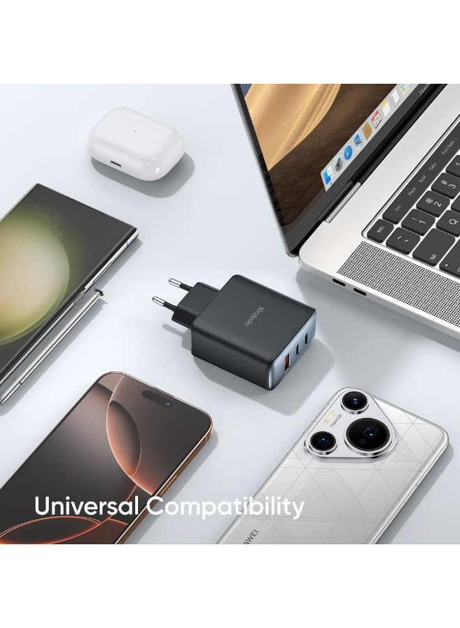 مكدودو CH-4860 45W GaN Fast Charger with 3 Ports USB-A + 2 USB-C Wall Charger - Image 5