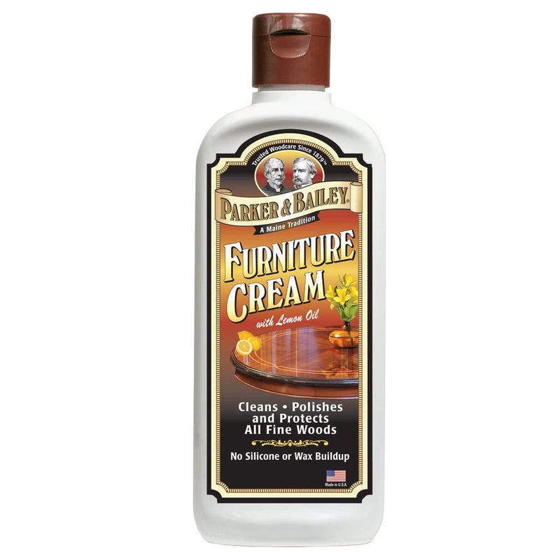 Parker Bailey Parker & Bailey Furniture Cream - Multisurface Wood Cleaner and Polish Furniture Quick Shine Restorer Protector Kitchen Cabinets Surface Cleaner House Cleaning Supplies Home Improvement - Image 1