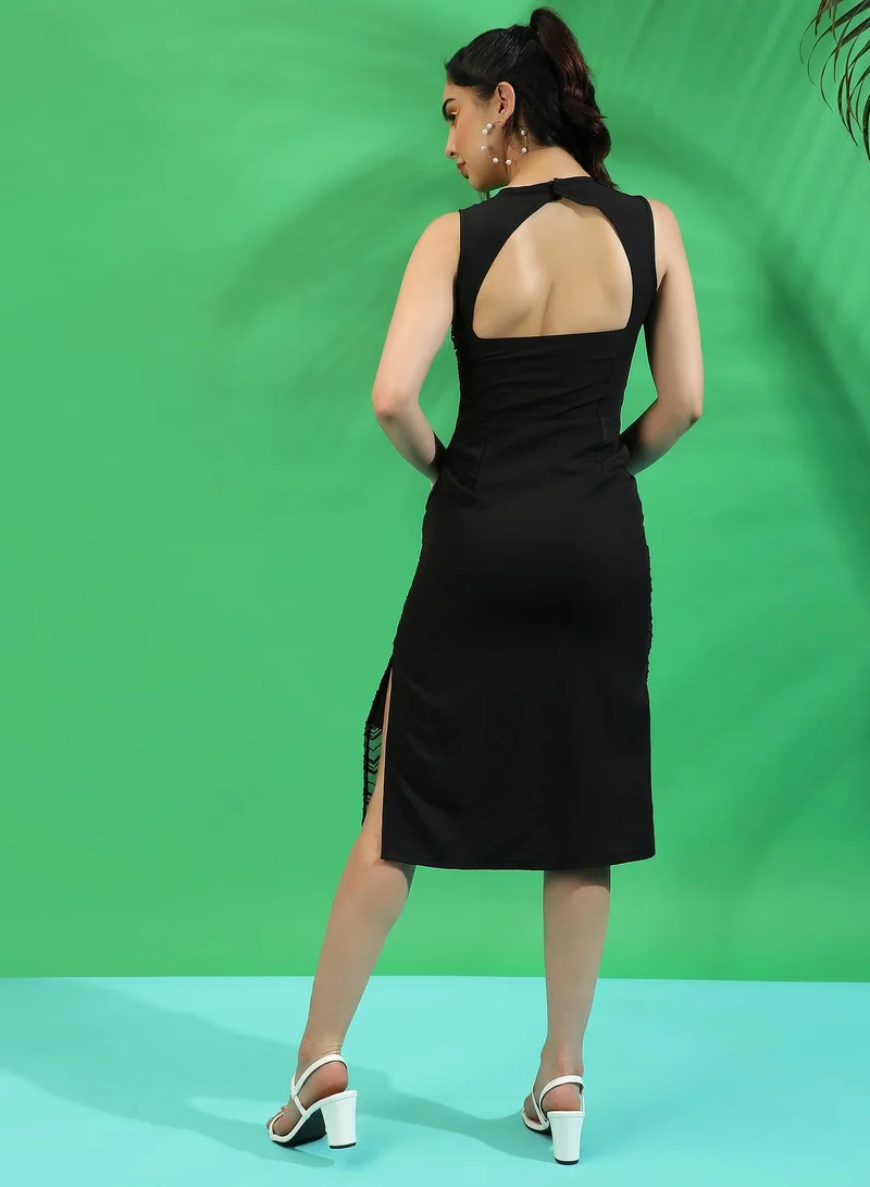 Campus Sutra Sequin Party Dress