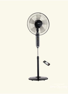 Electro General Stand Fan with Remote Control 60Watts, Low Noise Operation, Adjustable Angle, 3 Speed Settings, 7.5-Hour Timer, and All Copper Motor for Enhanced Performance  - Image 2