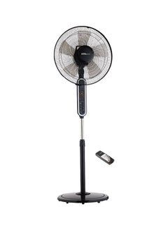 Electro General Stand Fan with Remote Control, Low Noise Operation, Adjustable Angle, 3 Speed Settings, 7.5-Hour Timer, and All Copper Motor for Enhanced Performance – Model FST-BK26R 