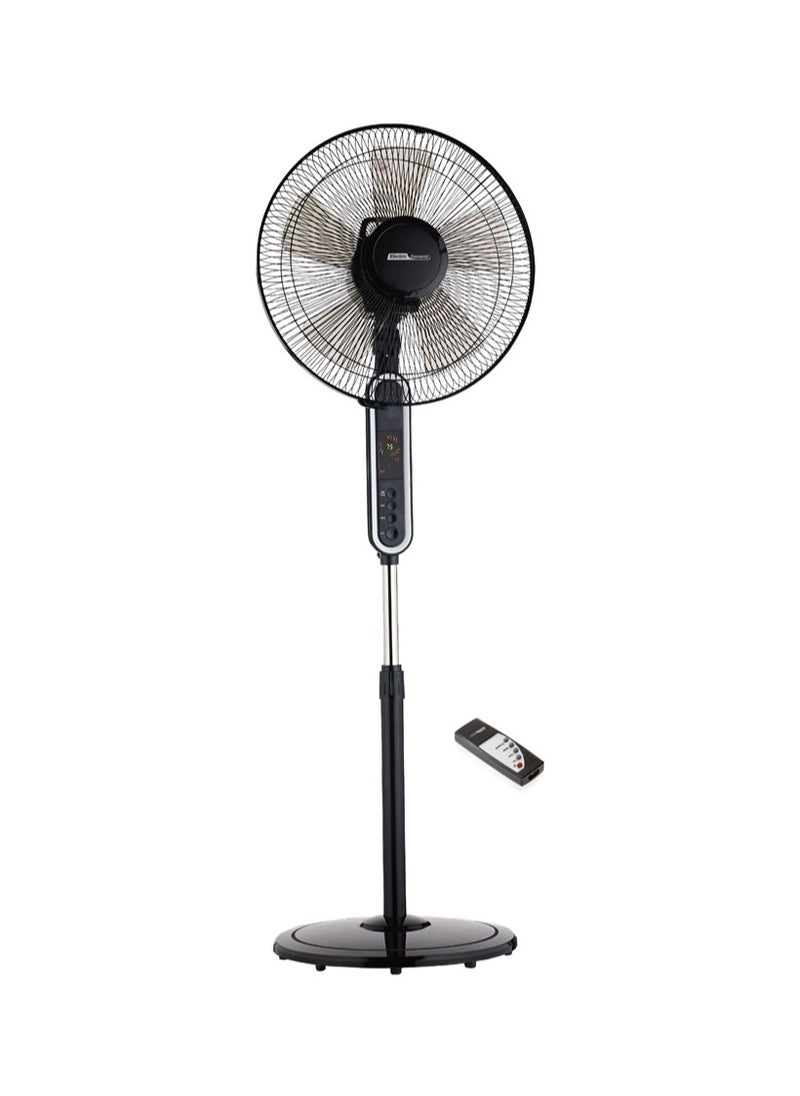 Electro General - Stand Fan with Remote Control 60Watts, Low Noise Operation, Adjustable Angle, 3 Speed Settings, 7.5-Hour Timer, and All Copper Motor for Enhanced Performance - Image 1