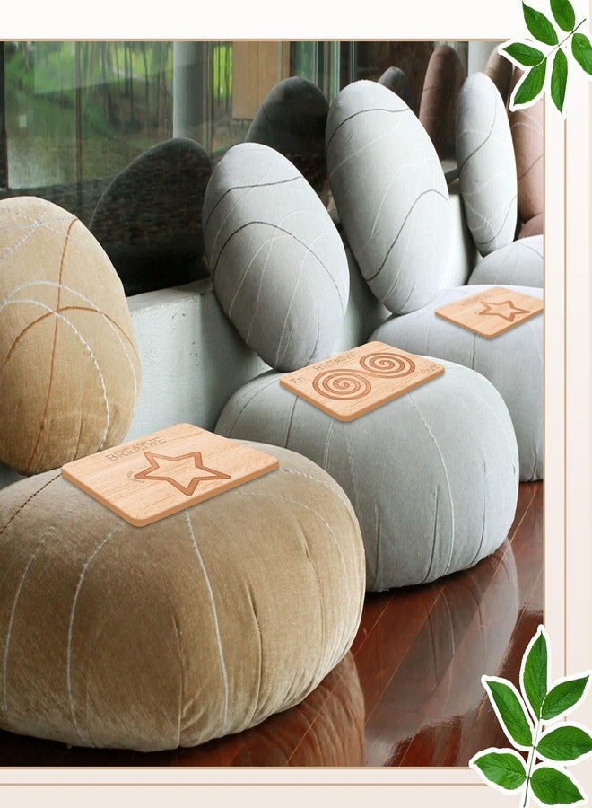 Demissle 2 Pcs Finger Labyrinth Handheld Breathing Board Pocket Mindful Maze Set Hand Mindfulness Stress Anxiety Relief Meditation Tools Mindful Maze Boards for Meditation and Prayer, 6.5 x 10 Inch - Image 5