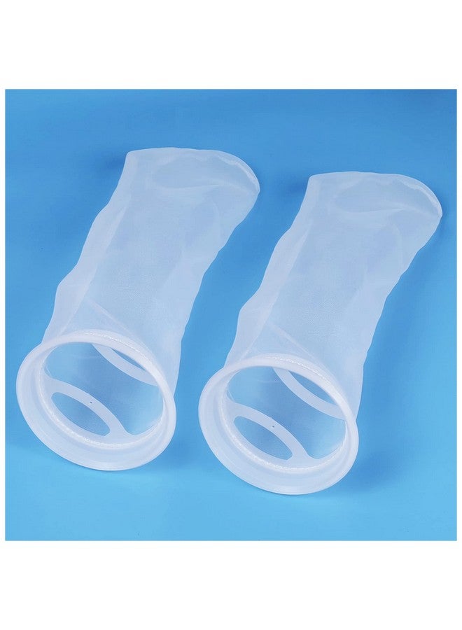 Conie ZCONIEY Large Aquarium Filter Bags 7" Opening x 17" Long Nylon Filter Socks 75 Micron Felt Filtration 2Pack - Image 1