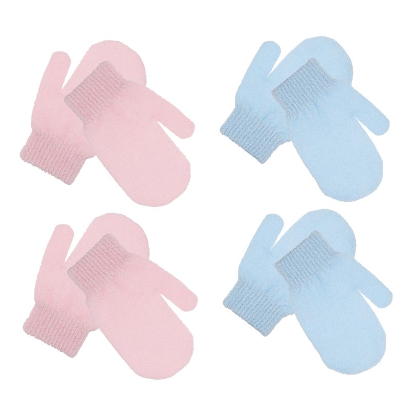 Exfoliating Bath Gloves 8 Pack Lightweight Shower Mittens For Deep Skin Cleaning - Image 2
