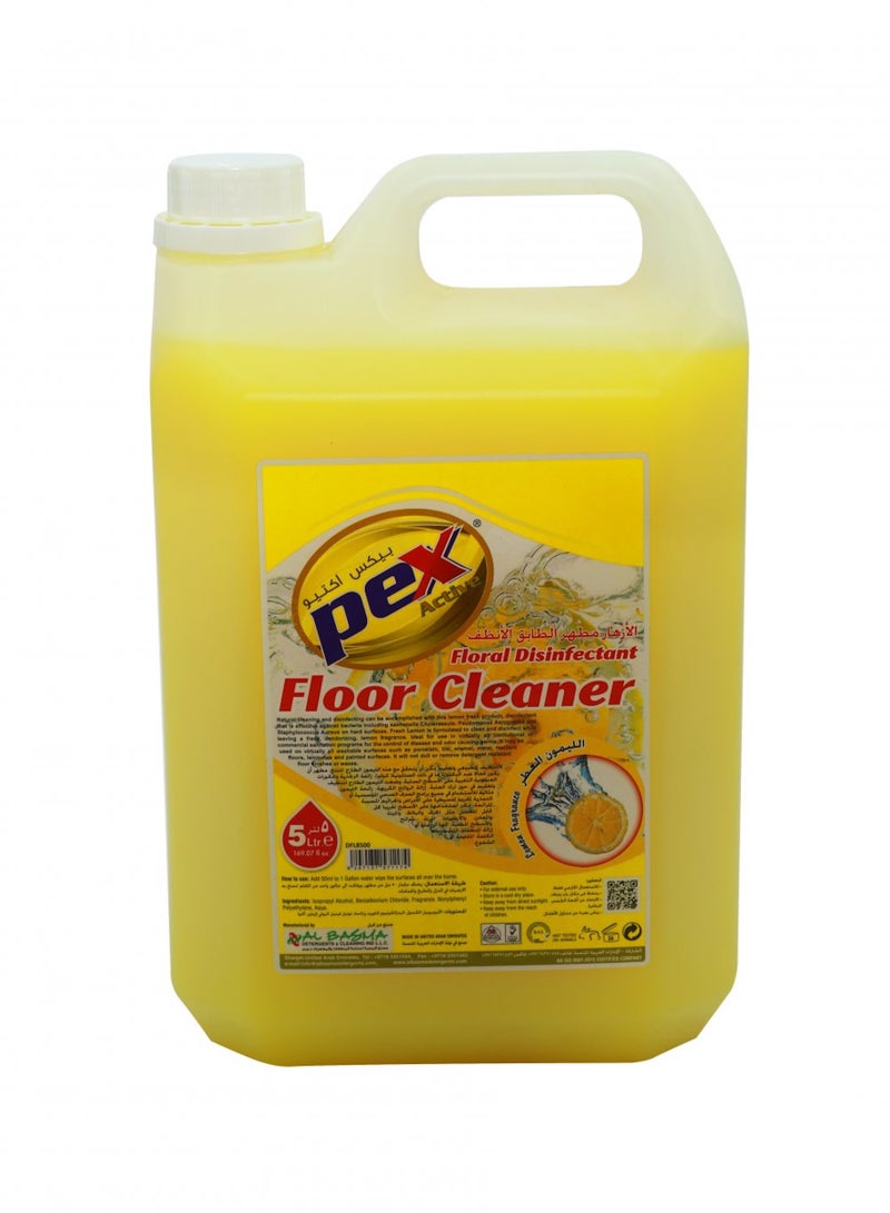 Pex Active Lemon Fresh Floral Disinfectant Floor Cleaner - Image 1
