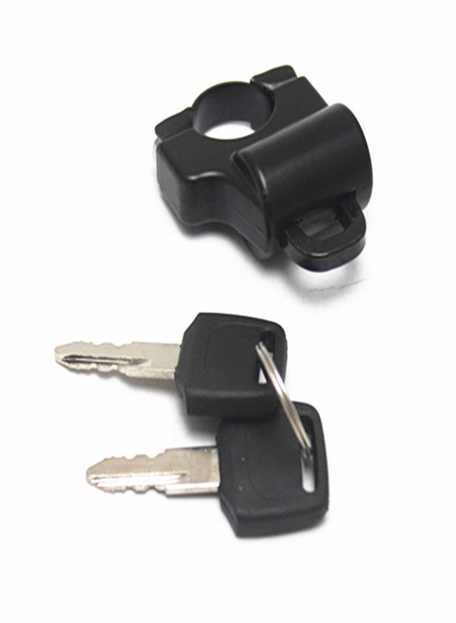 E-Bro® Universal Helmet Lock for 7/8" 22-25mm Handlebar Tubing (Black) - Image 3