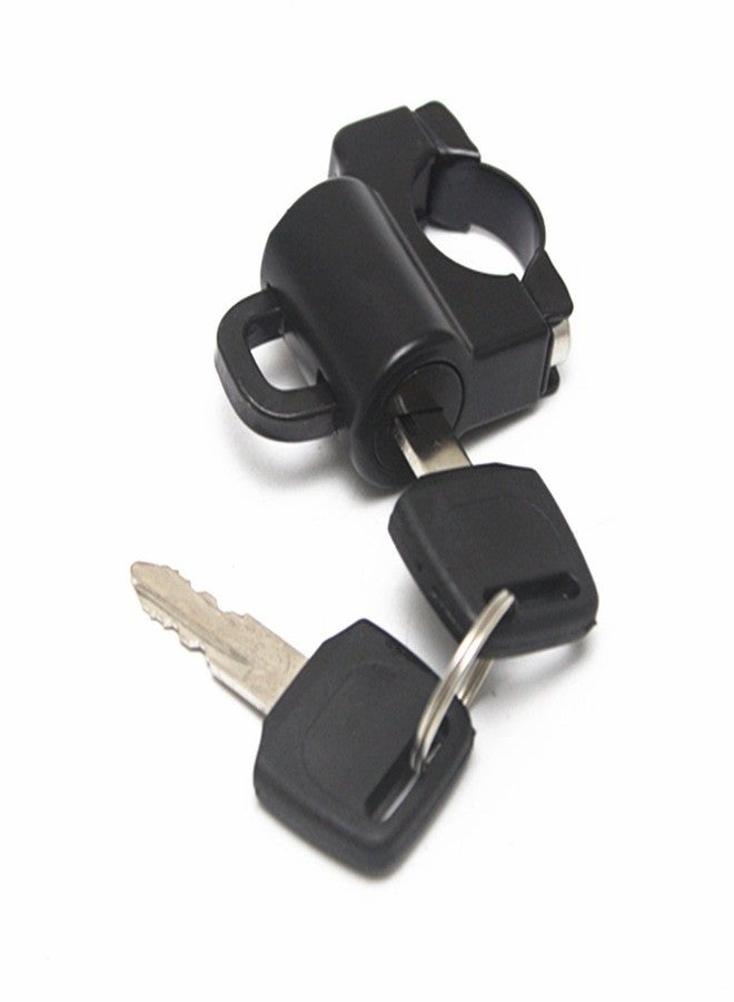 E-Bro® Universal Helmet Lock for 7/8" 22-25mm Handlebar Tubing (Black) - Image 1