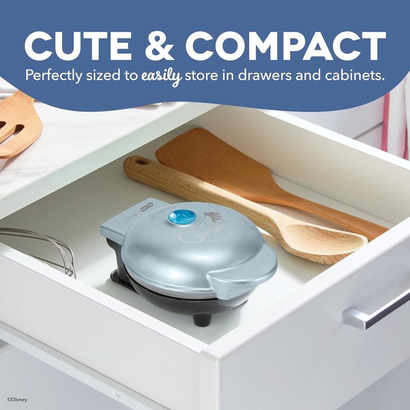 Dash Disney Stitch Santa Mini Waffle Maker - Holiday Waffle Maker - Simple Setup & Quick Cleanup - Convenient & Compact for Easy Storage - Image 5