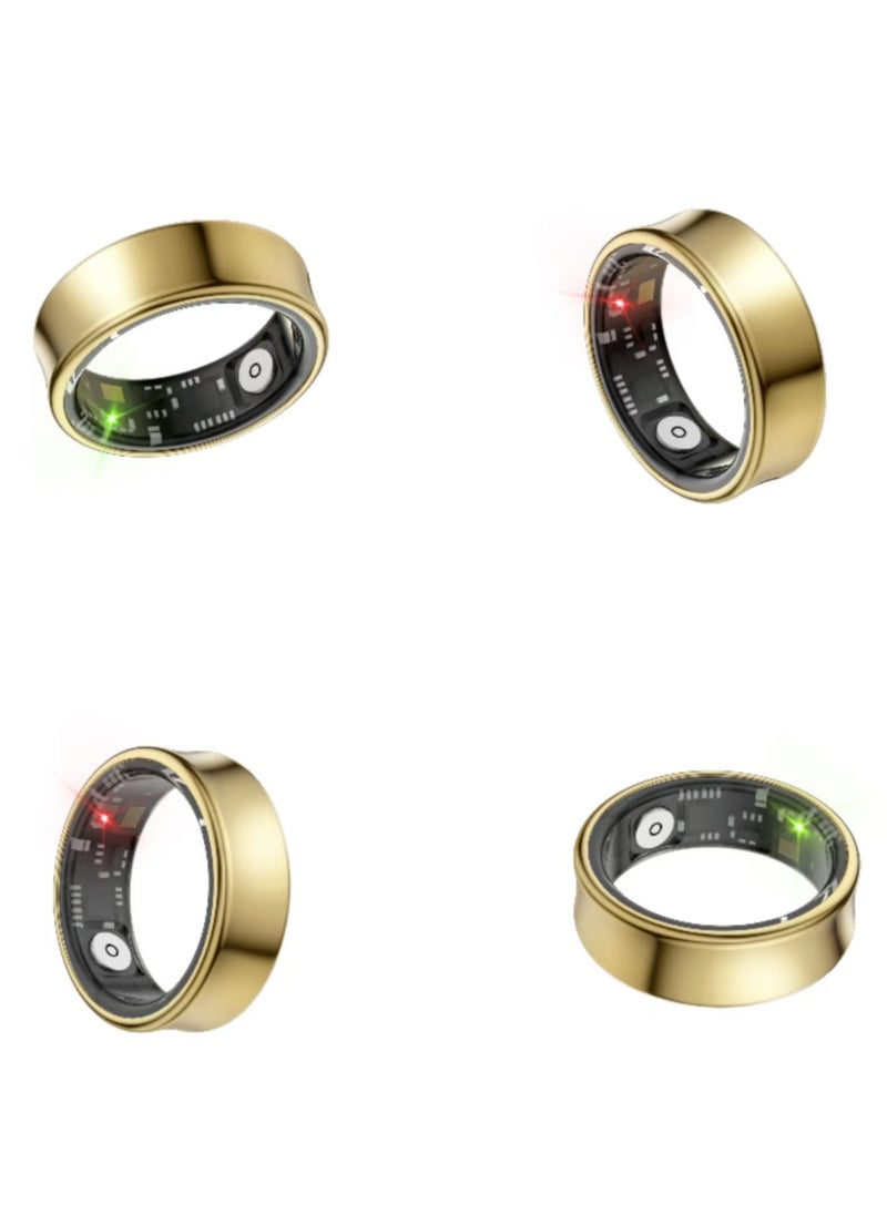 General Smart Health Ring for Heart Rate BlodOxygen Sleep Monitoring all Weather Motion Calculation 24-hour Health Monitoring Protect Your Health Gold No.19  - Image 2