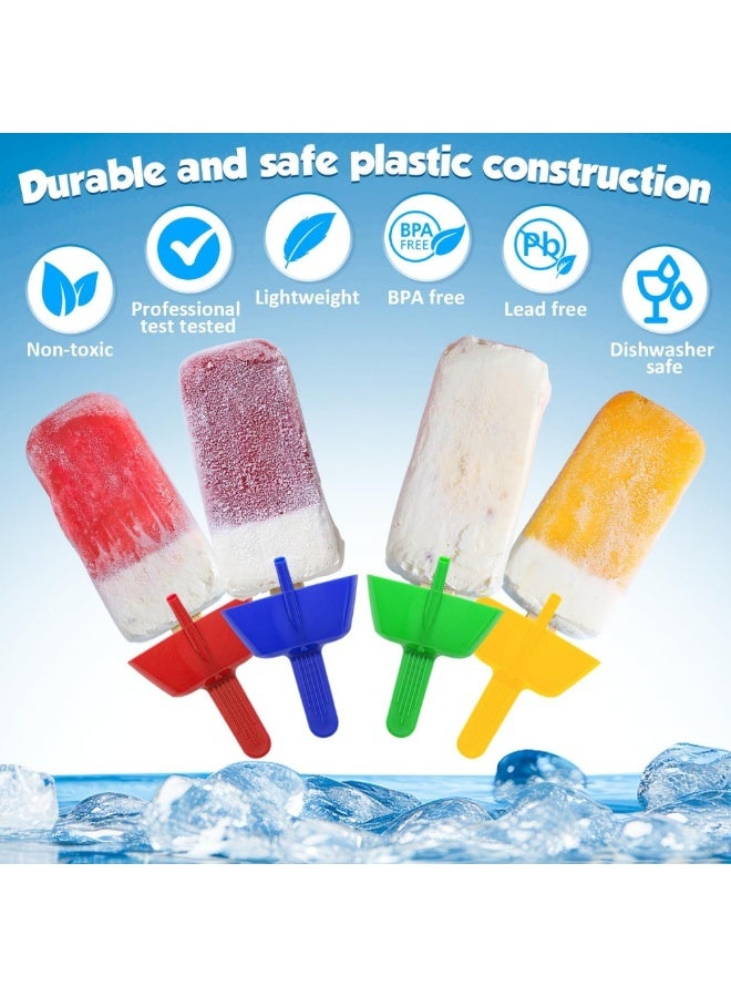 8Pcs Popsicle Holder for Kids Drip Free, Reusable Mess Free Ice Pop Stick Stand for Toddlers & Adults  - Image 3