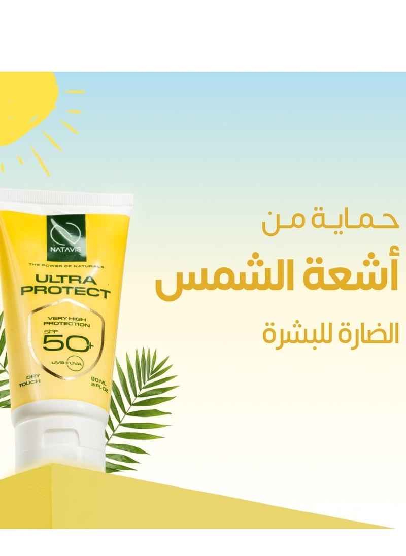 NATAVIS - Ultra-Protect SPF 50+ - With -Organic Broad Spectrum UV Filters - Image 1