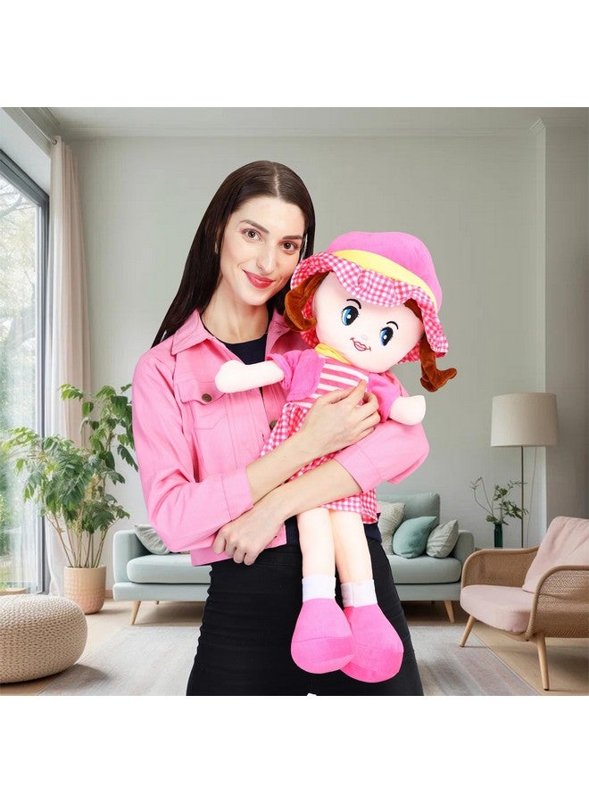 Glance Soft Cute Looking Beautiful Doll | Attractive Stuffed Toys | Grab Your Attention on Little Darling Doll (Pink Winky Doll, 60cm) - Image 1