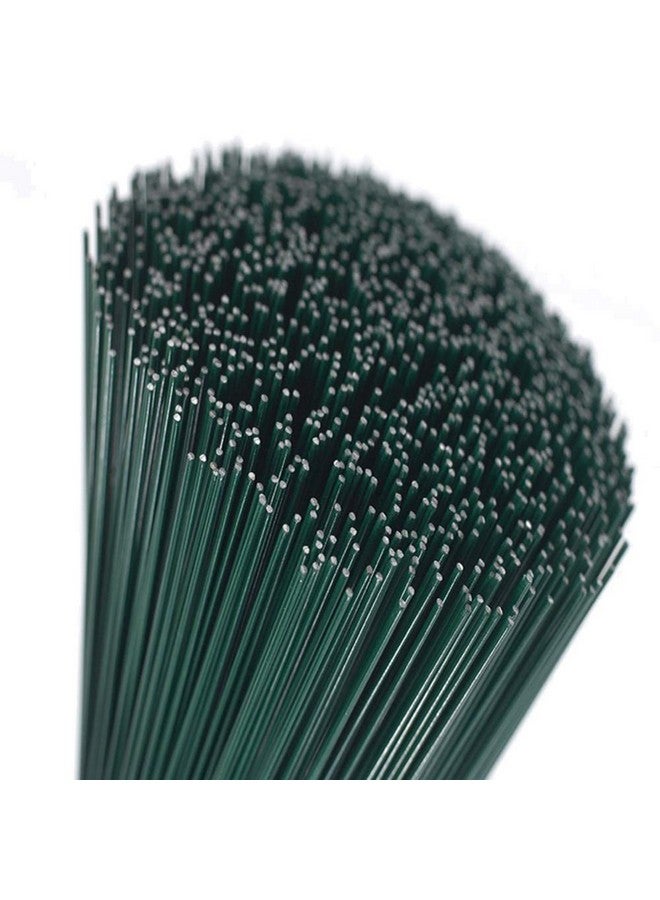 OJYUDD 200 PCS Floral Stem Wire Flower Arrangements and DIY Crafts,Dark Green,Floral Wire for Florist Flower Arrangement 16 Inches - Image 3
