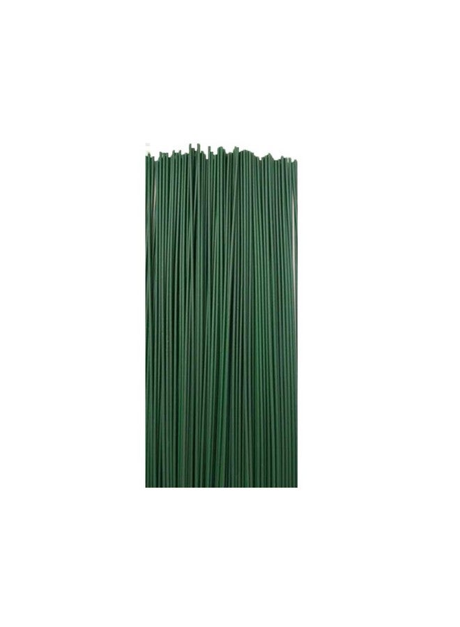 OJYUDD 200 PCS Floral Stem Wire Flower Arrangements and DIY Crafts,Dark Green,Floral Wire for Florist Flower Arrangement 16 Inches - Image 4