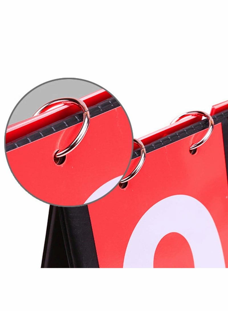 Excefore لوحة نتائج، لعبة كرة القدم، لوحة نتائج رقمية من 2 رقم، لوحة نتائج قابلة للتقليب، لوحة نتائج رياضية، عداد النتائج لتنس الطاولة وكرة السلة - Image 5