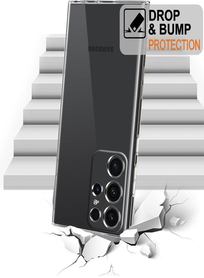 TENOC Phone Case for Samsung Galaxy S24 Ultra, Clear Case Shockproof Protective Bumper Slim Cover - Image 3