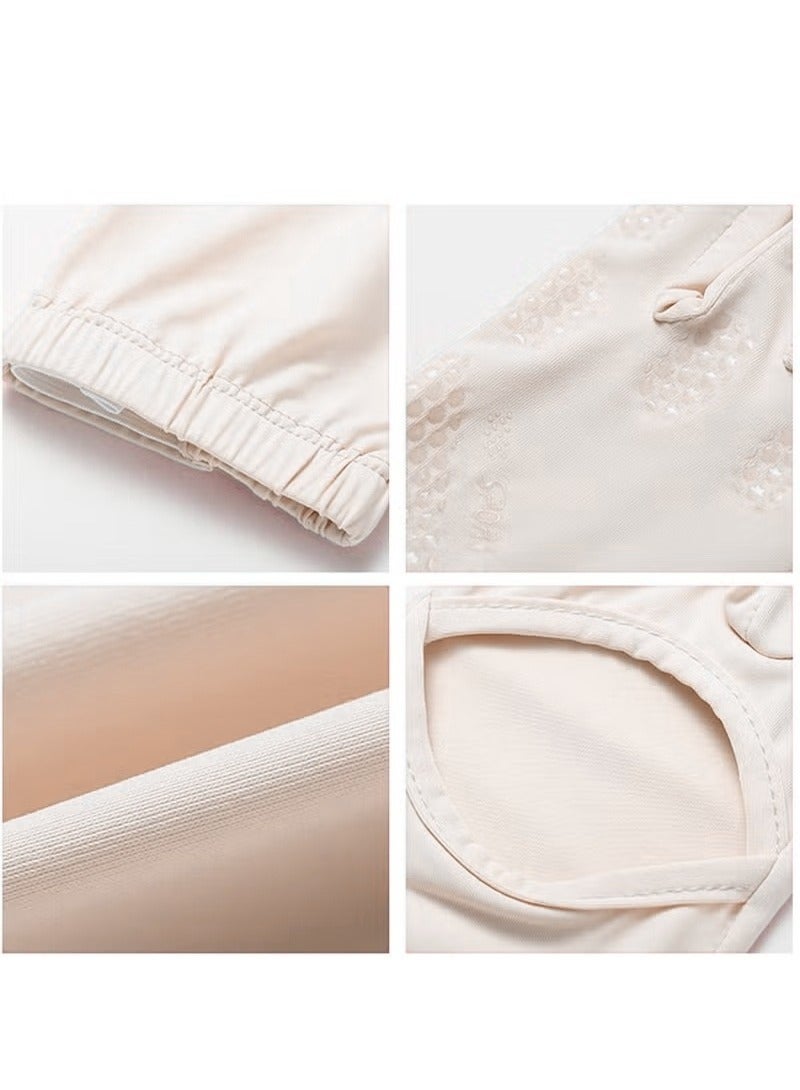 Generic Women's Driving Gloves UV Protection Summer Sun Protection Gloves Ice Sleeve Gloves Beige  - Image 2