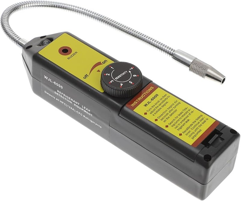 كاشف تسرب الهالوجين مع مؤشرات LED، أداة تكييف الهواء والتهوية، يعمل بالبطارية للكشف عن الغازات، مخصص للصيانة. - Image 2