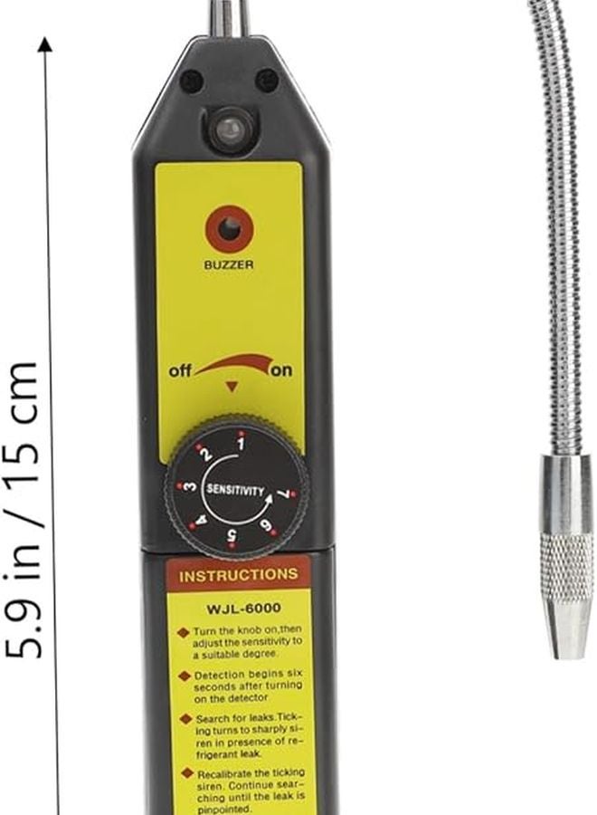 كاشف تسرب الهالوجين مع مؤشرات LED، أداة تكييف الهواء والتهوية، يعمل بالبطارية للكشف عن الغازات، مخصص للصيانة. - Image 3